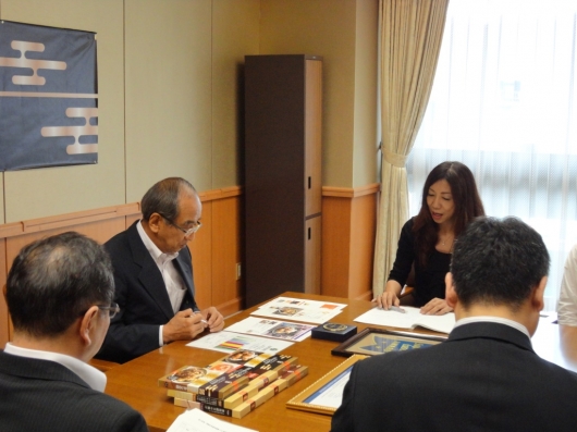 知事訪問１
