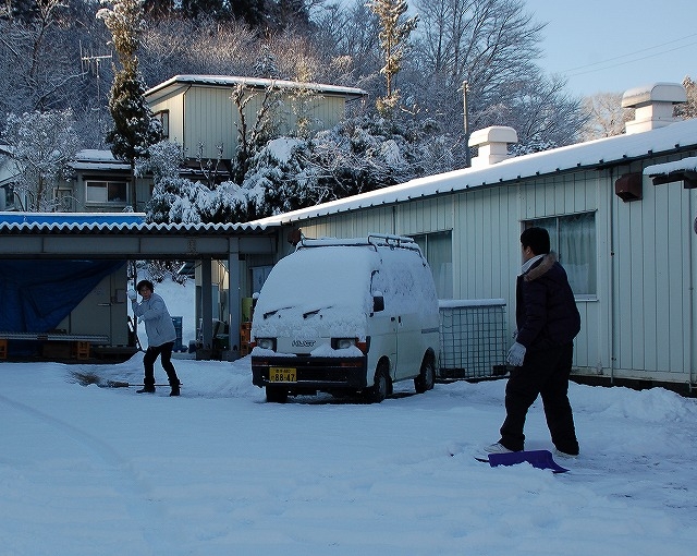 120125雪かきその４。